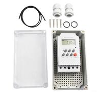 GLFLOW Control programable del interruptor 230VAC 30A del temporizador de Digitaces con el caso impermeable IP65 para la cartelera de la luz de calle (B)