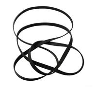 GLFLOW Correa de repuesto para secadora, 2010 mm x 2,5 mm, para Electrolux modelo 7PH2010, negro, cinta transportadora de poliéster