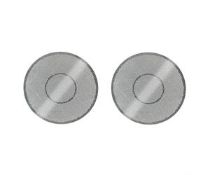 GLFLOW Disco de filtro de café de acero inoxidable de 62 mm para cafetera Hario para cafetera a presión V60, malla fina reutilizable, fácil de limpiar, plateado (2)