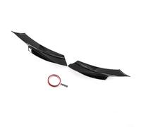 GLFLOW Divisor lateral de parachoques delantero negro brillante, cubierta de plástico ABS para BMW Serie 3 E90 E91 M-Tech LCI 2009-2012