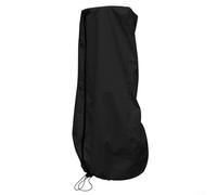 GLFLOW Funda para saco de boxeo resistente, tela Oxford resistente al desgarro con cordón para bolsas de arena de boxeo verticales, resistente a la intemperie, negro (56 x 132 cm)