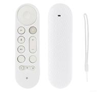 GLFLOW Funda protectora de control remoto de silicona para Google TV y controles remotos Streamer, diseño colorido, 10 X 5 X 1 Cm (verde)