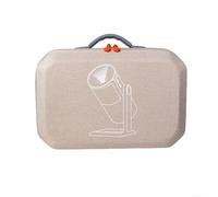 GLFLOW Funda protectora de viaje de EVA compatible con XGIMI para MoGo 4 2025, bolsa de transporte de almacenamiento de proyector con asa, albaricoque