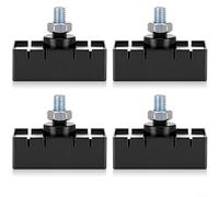 GLFLOW Imanes de interruptor de límite para abridor eléctrico de puerta corredera, fibra de vidrio de nailon, impermeable, negro (4 piezas)