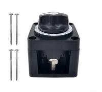 GLFLOW Interruptor selector de batería para RV y barco, aislador de 4 posiciones, sistema de 32 V CC, circuito de alimentación, corte de 300 A, tamaño de terminal de 3/8 pulgadas