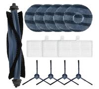 GLFLOW Juego de piezas de aspiradora para Eufy para robot limpiador OMNI C20, incluye cepillo principal, 4 cepillos laterales, filtros, 5 paños de fregona