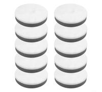 GLFLOW Juego de repuesto de cartucho de filtro de esponja compatible con ECOVACS para aspiradora robot DEEBOT X11 OmniCyclone, paquete de 10 (paquete de 10)