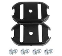 GLFLOW Juego de zapatos deslizantes de metal para soplador de nieve, 2 piezas de repuesto de metal compatibles con modelos -Murray 1727854BMYP, color negro