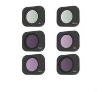 GLFLOW Kit de filtro ND de vidrio óptico HD multicapa para DJI Lito1 y X1, aleación de aluminio, diseño ligero compacto, ND, CPL, UV incluido (E)