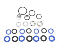 GLFLOW Kit de reparación de bomba pulverizadora de pintura sin aire 248213 compatible con 1095 1595 5900 con acero inoxidable resistente y silicona para una fácil reconstrucción