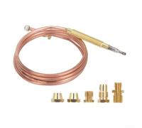GLFLOW Kit de termopar de gas M6x0.75 Sonda de rosca común para chimeneas, hornos, estufas, barbacoa y otros aparatos de calefacción de gas, 600 mm (60 cm)
