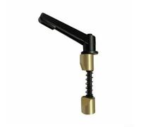 GLFLOW Mango de fijación ajustable para mesas y herramientas de fresadora vertical (negro con funda de cobre)