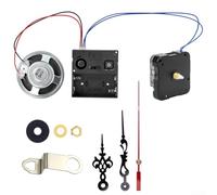 GLFLOW Movimiento silencioso del reloj del cuarzo, eje largo y corto con pilas, piezas de reparación del motor del mecanismo del reloj de pared,b)