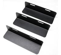 GLFLOW Organizador de maletero de coche, 3 unidades, para alfombras de maletero de lana, divisor de almacenamiento ABS con agarre antideslizante, compatible con coches y SUV