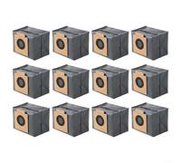 GLFLOW Paquete de 12 bolsas de polvo compatibles con aspiradoras Eufy X10 Pro para robot omni y X8 Pro con diseño sellado para una fácil eliminación