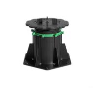 GLFLOW Pedestal de soporte de cubierta ajustable para quilla de piedra, pedestal de fuente seca de PP antideslizante para pavimento, jardines de techo y soportes de exposición (105-185 mm)