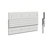 GLFLOW Perchas de montaje en pared Z Bar, 2 piezas, capacidad resistente de 80 libras para sistema de tacos franceses, se adapta a marcos de fotos, espejos, herramientas, diseño oculto casi al ras