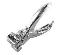 GLFLOW Perforadora de vuelo, perforadora resistente, en forma de T, para cartón de PVC, herramienta de corte de ranura para tarjetas de identificación, aleación de zinc, capacidad de 2 mm