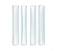 GLFLOW Protector de pared amortiguador transparente con parte trasera autoadhesiva, protección contra colisiones para puertas, parachoques de puerta, protección de pared (15 x 100 x 5 mm)
