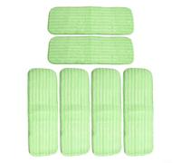 GLFLOW Recambios de almohadilla de fregona lavable para Swiffer Sweeper XL, paños de microfibra reutilizables para trapeador húmedo y seco, verde, paquete de 4 (2 unidades)