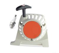 GLFLOW Rewind Pull Starter 4180 190 4002 Reemplazo para recortadoras de cuerda, fácil instalación, blanco, paquete de 2