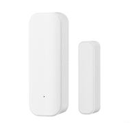 GLFLOW Sensor de puerta y ventana para Zigbee sistema de alarma de seguridad para el hogar, control de aplicación inteligente, activación por voz, brazo A-Touch para automatización del hogar (blanco)
