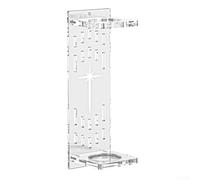 GLFLOW Soporte de pared para sable de luz, soporte de pared de espada, soporte de pared de sable de luz acrílico, estante de exhibición vertical transparente para coleccionistas, soporte de espada