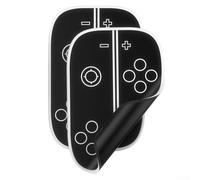 GLFLOW Switch 2 Dual Mouse Pad Bundle Con Correa Ajustable Muñeca Soporte Gaming Set Negro