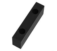 GLFLOW Tapón deslizante de nailon para puerta de ventana para control anticolisión y seguridad, bloque de bloqueo de diseño moderno para espacios públicos de oficina en casa (negro)