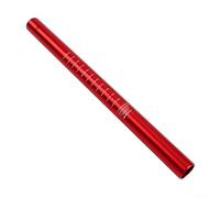 GLFLOW Tija de sillín de bicicleta de aleación de aluminio 222Mm X 300Mm, 6 grados Layback con escala, para, bicicleta de equilibrio y scooter, negro (rojo)