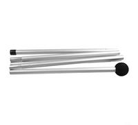 GLFLOW Toldo de playa de aluminio de 66 pies, barra de soporte plegable para tienda de campaña para camping, fiestas de playa, pesca en el lago