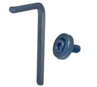 GLFLOW Tornillo de abrazadera de arandela de brida exterior, tornillo de abrazadera de perno de bloqueo con brida exterior y llave hexagonal, para multiherramienta DTM50 TM3000C - Parte 265674-6