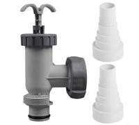 GLFLOW Válvula de émbolo de piscina, kit de válvula de piscina, conjunto de válvula de émbolo de piscina de plástico robusto y kit de manguera de filtro 4550 para sistemas de filtración Intex