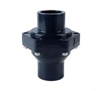 GLFLOW Válvula de parada de PVC-U DN20-DN50, control de flujo unidireccional para sistemas industriales, residenciales, marinos de aguas residuales (DN50)