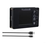 GLFLOW VisibleIR B18 Cámara termográfica 32 x 24 resolución infrarroja con fusión de luz visible, pantalla de 1.8 pulgadas, tipo C para transferencia de datos