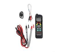 GLFLOW ZL126B Multímetro digital 6000 cuentas verdadero RMS, para corriente de voltaje CA CC, detector NCV, retención de datos, recargable por USB (ZL128B)