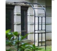 GLFNB Arco de jardín de Pared de Metal, Arco de Medio jardín de Acero para Enredaderas Florales, Arco de Boda al Aire Libre Pérgola Enrejado Soportes de Flores Soporte para Plantas trepadoras(Size