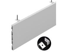 GLFNB Cenefa de Cortina de Aluminio Personalizable de 10,2 cm de Alto con Marco Decorativo Que bloquea la luz, tamaño Recortable (3,0 m/9,8 pies) para decoración del hogar.