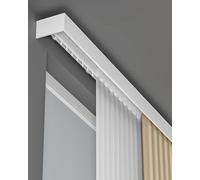 GLFNB Juego de Barras de Cortina 3 en 1 Personalizables, Ajustables, de 130 cm (4,3 pies), para oscurecer la habitación, Elegante Cenefa para decoración del hogar, Cualquier diseño