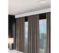 GLFNB Juego de rieles para Cortinas de Aluminio con Cenefa Blanca de 5 m (16,4 pies), Sistema Decorativo para Ventanas, solución Elegante para la decoración del hogar en Salas de Estar y dormitori