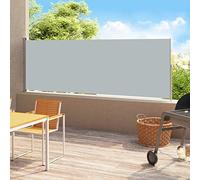 GLFNB Toldo Lateral retráctil para Patio, 180 x 500 cm, Color Gris, toldo para jardín al Aire Libre, Refugio para sombrilla, toldo para terraza, Patio, balcón y Restaurante