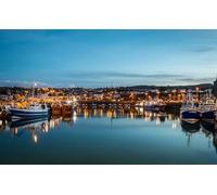 GLHUIOZ 1500 Puzzles para decoración del hogar, Puzzle para Adultos Puertos Deportivos de Irlanda Puerto de Barcos a Motor 87x57cm