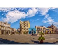 GLHUIOZ 500 Piezas Paisaje Puzzle de Madera s Rompecabezas para Adultos Romántico Ciudad de Las Fuentes de Cuba 52x38cm