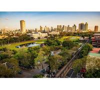 GLHUIOZ 500 Piezas Puesta de Sol Paisaje Adultos s de Rompecabezas de Madera Puzzle Marco de Fotos Familiar Regalos Parques de Filipinas Manila Intramuros 52x38cm