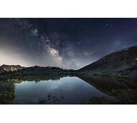 GLHUIOZ 500 Piezas Puesta de Sol Paisaje Adultos s de Rompecabezas de Madera Puzzle Marco de Fotos Familiar Regalos Colorado,Vía Láctea,Estados Unidos de América,52x38cm