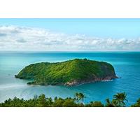 GLHUIOZ Puzle de 1000 Piezas Adultos,Impossible Puzzle,Colorido Juego de Habilidades para Toda la Familia,Puzzle para Adultos,Paraíso,Ostrov,75x50cm