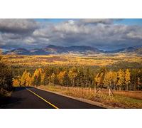 GLHUIOZ Puzle de 1500 Piezas,puzle para Adultos,Impossible Rompecabezas,decoración para el hogar,Canadá,Notre-Dame-Des-Monts,87x57cm