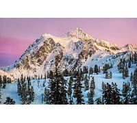 GLHUIOZ Puzle de 500 Piezas Adultos,Impossible Rompecabezas,Puzzle para Adultos,Estados Unidos,Complejo turístico,América del Norte,Monte Shuksan,52x38cm