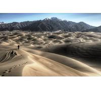 GLHUIOZ Puzle de 500 Piezas,Puzzle para Adultos,Impossible Rompecabezas,Colorido Juego de Habilidad para Toda la Familia,Puzzle para Adultos,Parque Nacional Great Sand Dunes,Duna Alta,52x38cm