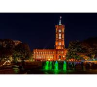 GLHUIOZ Puzle de 500 Piezas, Puzzle para Adultos, Impossible Rompecabezas, Colorido Juego de Habilidad para Toda la Familia, Puzzle para Adultos, Alemania Berlín Fuentes Alexanderplatz 52x38cm